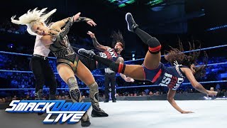 Naomi amp Jimmy Uso vs Lana amp Aiden English SmackDown LIVE June 5 2018 [upl. by Ttreve]