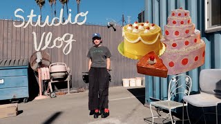 Relaxing ceramics vlog  Los Angeles [upl. by Aciretnahs507]