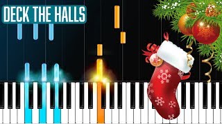 quotDeck The Hallsquot Piano Tutorial  Chords  How To Play  Cover [upl. by Nive]