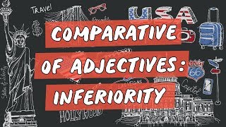 Comparative of Adjectives Inferiority  Brasil Escola [upl. by Nedi474]