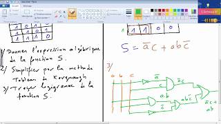 logique combinatoire  exercice corrigé 1 [upl. by Navillus]