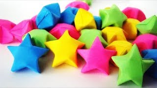 Cómo hacer ESTRELLITAS DE PAPEL ORIGAMI ¡Faciles [upl. by Rialb]