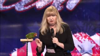 Americas Got Talent Vegas Birds  Talking Parrot HD [upl. by Tem583]