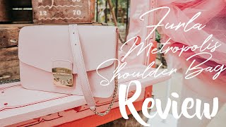 FURLA METROPOLIS SHOULDER BAG  Review [upl. by Enailil]