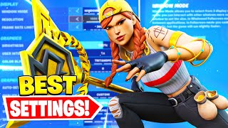 The BEST Keyboard and Mouse Settings In Fortnite For AIMBOT In 20 Seconds 🌟⌨️ [upl. by Esinart]