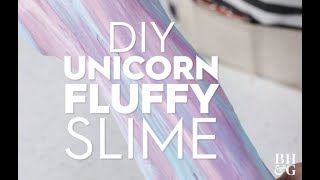 Fluffy Unicorn Slime  Made By Me  Crafts  Better Homes amp Gardens [upl. by Assi]