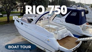 🇮🇹 BOAT TOUR  RIO 750 CRUISER  ITALY [upl. by Uliram]