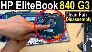 How to Tear Down amp Clean amp Upgrade an HP EliteBook 840850 G3 Laptop [upl. by Lomaj]