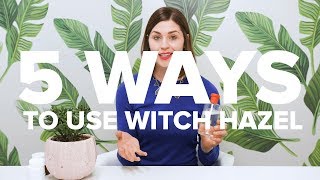 5 WAYS to use WITCH HAZEL  5things5WAYS [upl. by Lanctot]