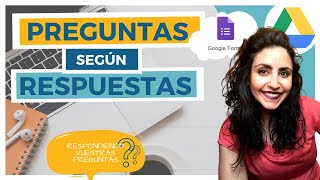 📋GOOGLE FORMS Cómo crear encuestas en Google con respuestas condicionadas 👈🏻 👉🏻 [upl. by Radloff]