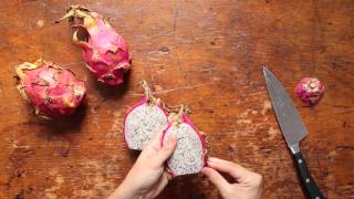 How to Prep Dragon Fruit [upl. by Aidua]