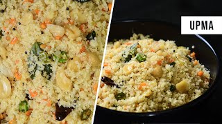 How to make PERFECT SOFT amp FLUFFY UPMA  Rava Upma Recipe [upl. by Sheri]