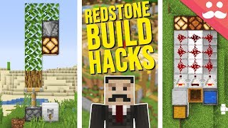 25 Redstone Build Hacks in Minecraft [upl. by Annocahs208]