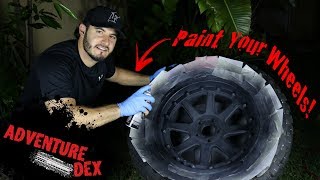 How to Paint Your Wheels  5 Easy Steps [upl. by Earised171]