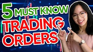 5 Types of ORDERS You Must Know For Trading [upl. by Marigolde427]