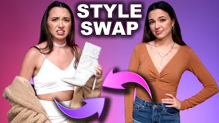 Twin Sisters Swap Outfits  Merrell Twins [upl. by Aicil563]