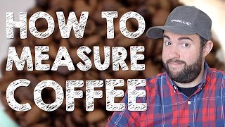 How to Measure Coffee and Water Perfectly [upl. by Arakahs]