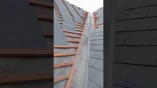 How to cut roof Slates for a valley [upl. by Weisburgh]