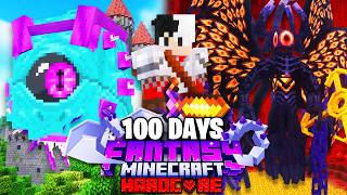 I Survived 100 Days In FANTASY Minecraft Hardcore [upl. by Karina]