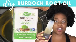 Burdock Root Benefits DIY Ayurvedic Hair Loss Oil [upl. by Azenav488]