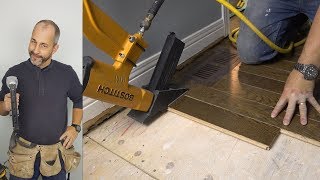 DIY How to Install Hardwood Flooring [upl. by Michel]