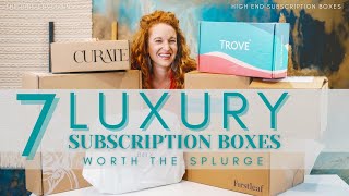 7 Luxury Subscription Boxes worth splurging on [upl. by Daiz83]