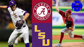 Alabama vs LSU Highlights Ras vs Marceaux Great Game  2021 College Baseball Highlights [upl. by Ramiah910]