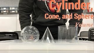 Cylinder Cone and Sphere Volume [upl. by Stig639]