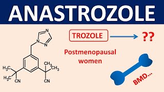 Anastrozole  Mechanism precautions interactions amp uses [upl. by Aratak]