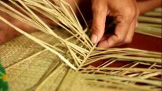 Ecofriendly Philippine mats Banig  a symbol of Filipino culture [upl. by Llenrep]