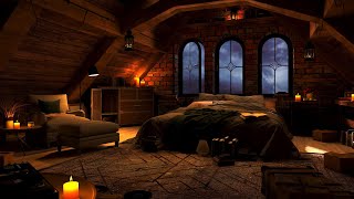 Cozy Room with Relaxing Rain Sounds for Sleeping  Deep Sleep White Noise Sleep Sounds ASMR Sleep [upl. by Gans]