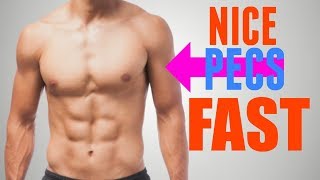 3 Exercises to get NICE Solid Pecs FAST [upl. by Nereids]