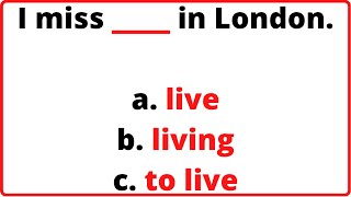 English Grammar Quiz Gerund vs Infinitive  Whats The Difference  English MasterClass [upl. by Aiuqcaj]