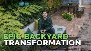 Backyard Garden Makeover  Creating a Shady Zen Oasis Before amp After [upl. by Miun]