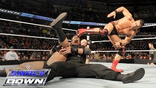 Roman Reigns amp Dean Ambrose vs Alberto Del Rio amp Rusev SmackDown Feb 4 2016 [upl. by Bellis136]