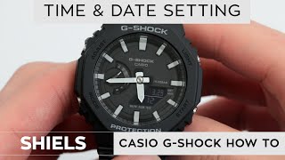 How To Change Time On A GShock Watch [upl. by Anilocin]