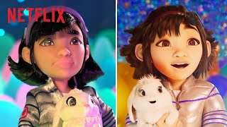 quotUltraluminaryquot Toy Play Music Video  Over the Moon  Netflix Jr [upl. by Dnomhcir]