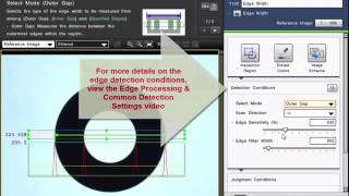 CVX Machine Vision System Edge Width Tool [upl. by Eisenstark924]