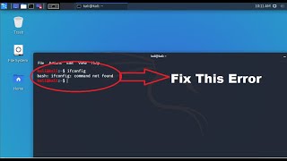 ifconfig command fixed  fix kali linux ifconfig command [upl. by York]