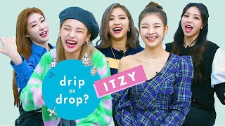 ITZY Reacts to Their Best Looks  Drip Or Drop  Cosmopolitan [upl. by Halimak497]