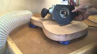 Stratocaster Guitar Build  Part 7  How to Build A Stratocaster Body [upl. by Aicyla]