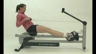 Precision Rowing on the Concept2 Dynamic RowErg [upl. by Aliak611]