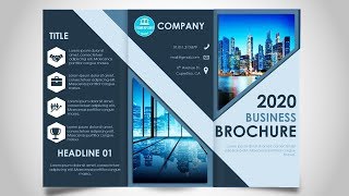 How to make a Brochure in PowerPoint  Print Ready design [upl. by Melloney877]