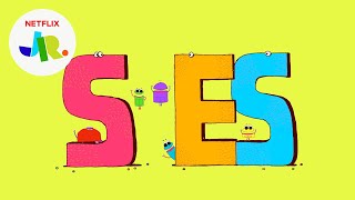 Adding “S” amp “ES” to Words  StoryBots Learn to Read  Netflix Jr [upl. by Meekah953]