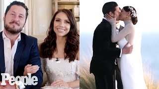 Val Chmerkovskiy amp Jenna Johnsons Romantic DWTS Wedding  PEOPLE [upl. by Irtimid]