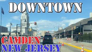 Camden  New Jersey  4K Downtown Drive [upl. by Bijan46]