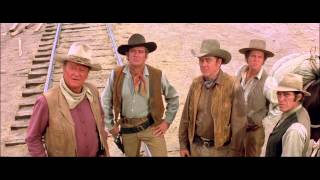 John Wayne Westerns Collection The Train Robbers  quotLiarquot Clip [upl. by Acisset179]