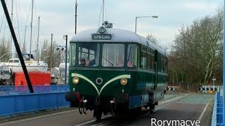 A Railbus on the Ribble Steam Railway 200213 [upl. by Aehsat]