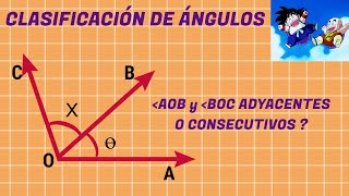 Diferencia entre ángulos adyacentes y consecutivos [upl. by Tini]