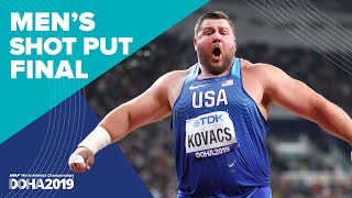 Mens Shot Put Final  World Athletics Championships Doha 2019 [upl. by Zennie344]